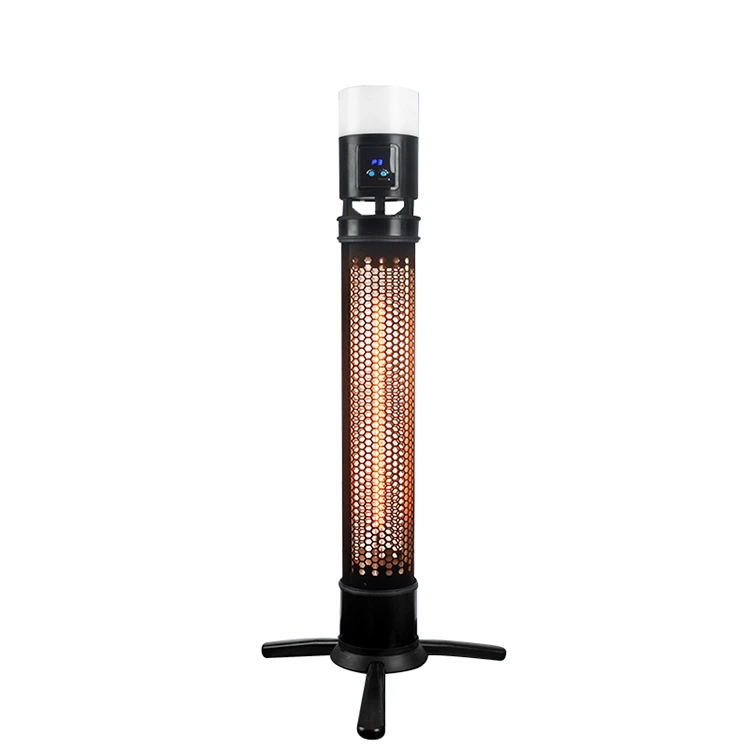 Stufa elettrica da esterno con luce LED